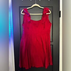 Red Mini Dress Size L